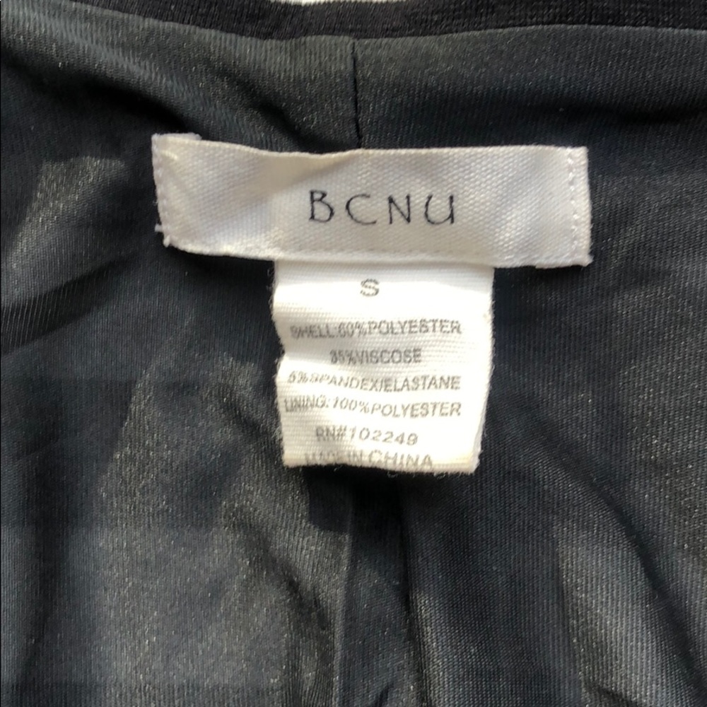 NWOT Black and white striped blazer jacket - Picture 3 of 4